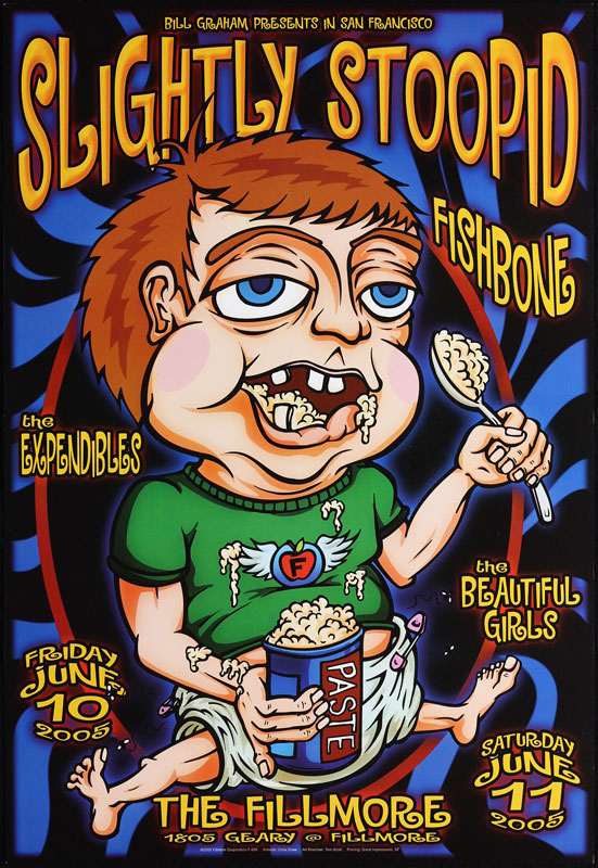 Slightly Stoopid 2005 Fillmore F696 Poster