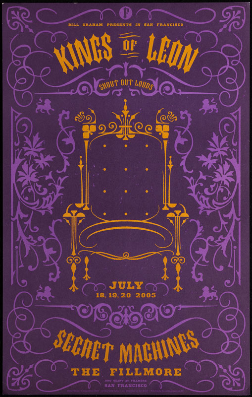 Todd Slater Kings of Leon Poster