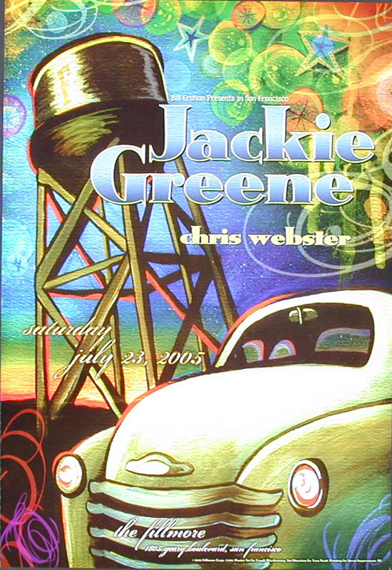 Jackie Greene 2005 Fillmore F701 Poster