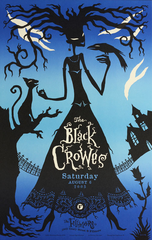 The Black Crowes 2005 Fillmore F705 Poster