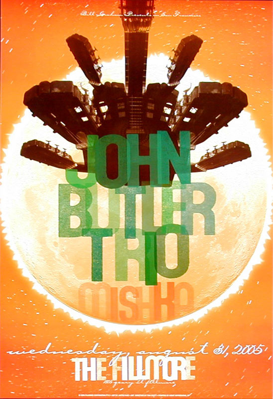 John Butler Trio 2005 Fillmore F712 Poster