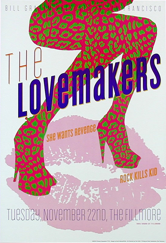 The Lovemakers 2005 Fillmore F733 Poster