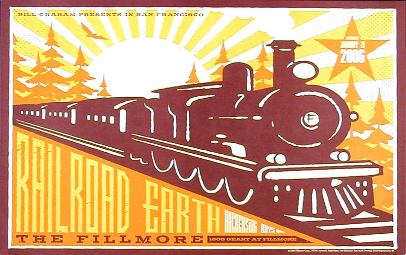 Railroad Earth 2006 Fillmore F749 Poster