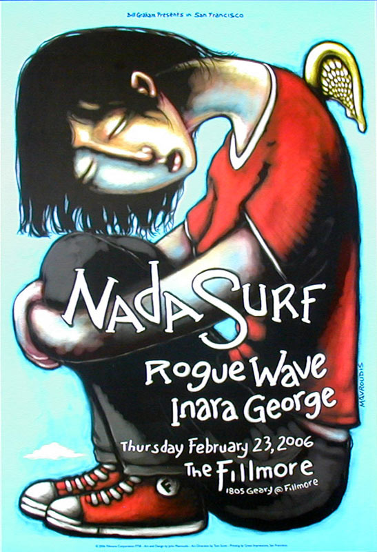 Nada Surf 2006 Fillmore F758 Poster