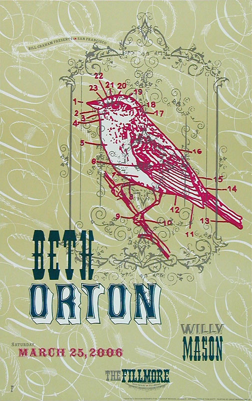 Beth Orton 2006 Fillmore F768 Poster