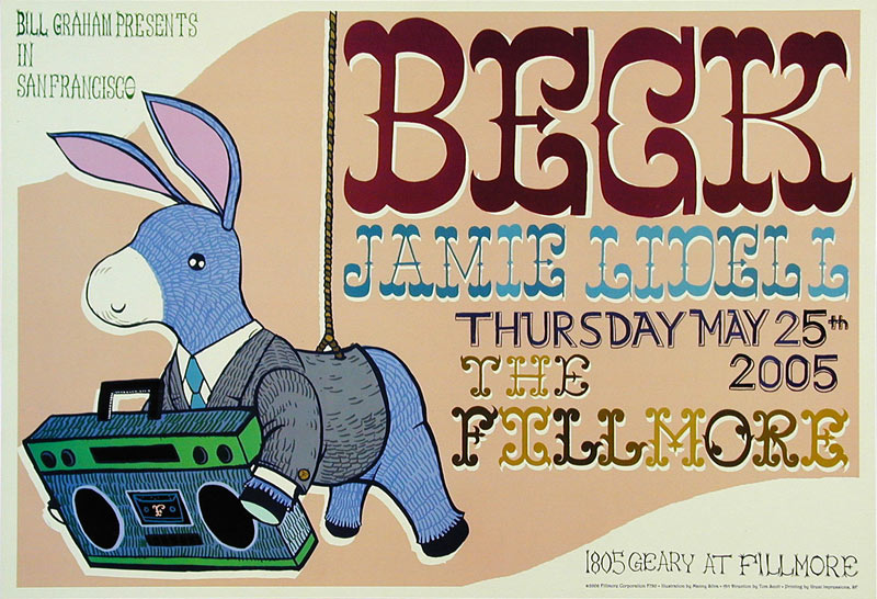 Beck 2005 Fillmore F780 Poster