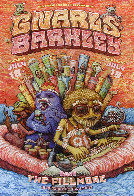 Gnarls Barkley 2006 Fillmore F792 Poster