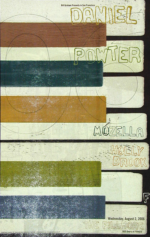 Daniel Powter 2006 Fillmore F796 Poster