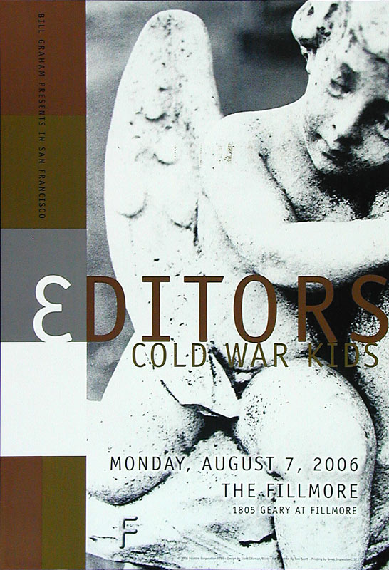 Editors 2006 Fillmore F799 Poster