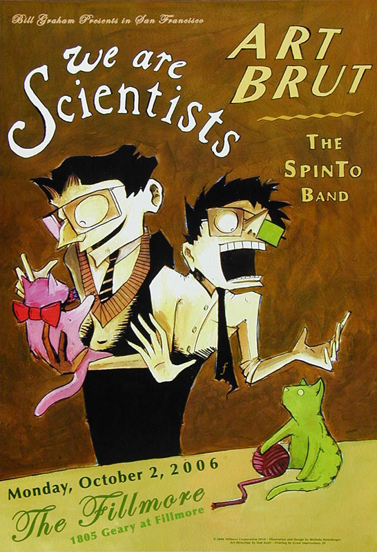 We Are Scientists 2006 Fillmore F810 Poster