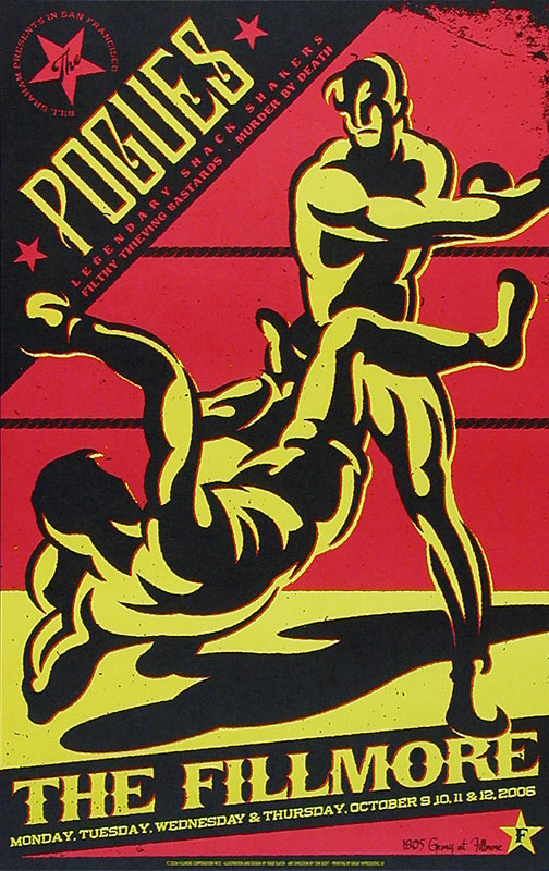 Pogues 2006 Fillmore F812 Poster