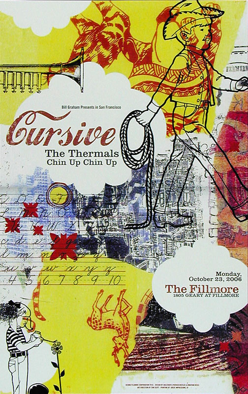 Cursive 2006 Fillmore F818 Poster