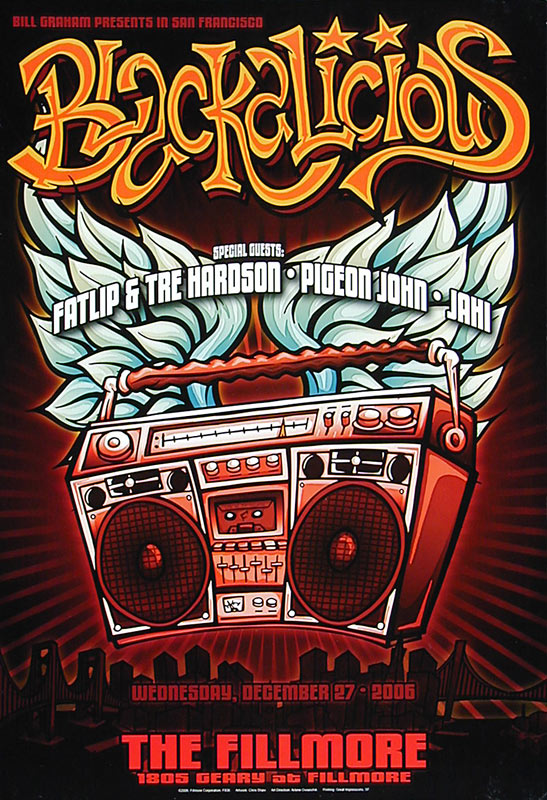 Blackalicious 2006 Fillmore F836 Poster