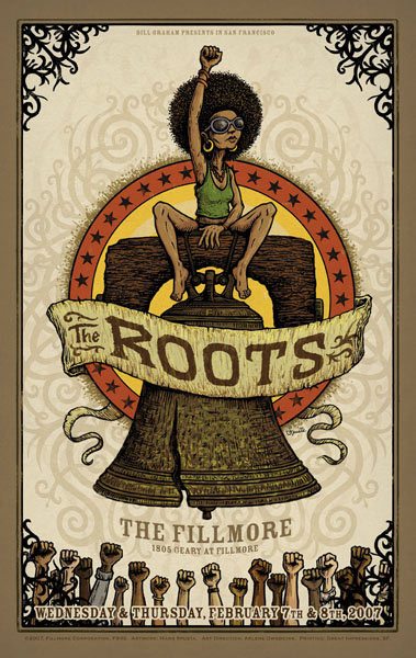The Roots 2007 Fillmore F840 Poster