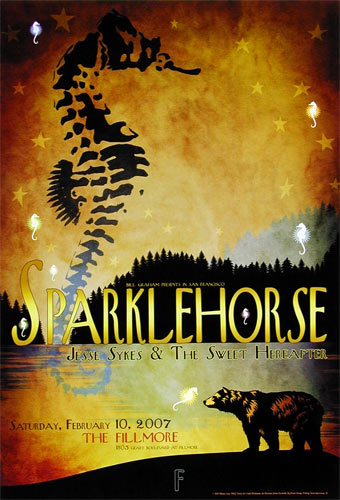Sparklehorse 2007 Fillmore F842 Poster