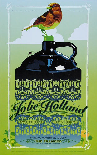 Jolie Holland 2007 Fillmore F845 Poster