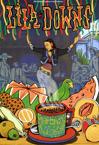 Lila Downs 2007 Fillmore F849 Poster