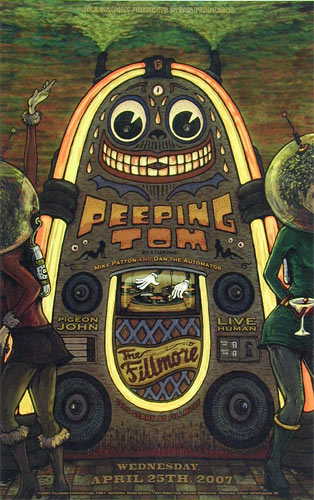 Peeping Tom 2007 Fillmore F867 Poster