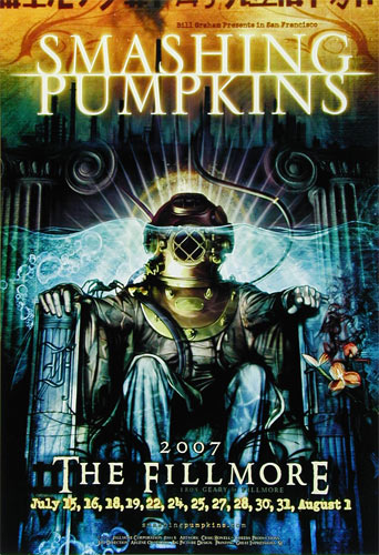 Smashing Pumpkins 2007 Fillmore F881B Poster