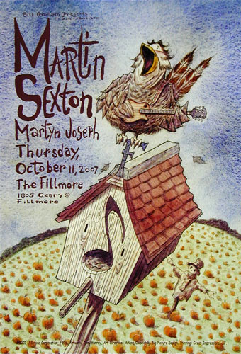 Martin Sexton 2007 Fillmore F896 Poster