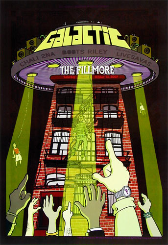 Galactic 2007 Fillmore F897 Poster