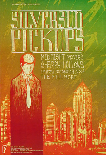 Silversun Pickups 2007 Fillmore F900 Poster