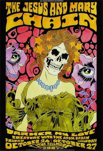 Jesus And Mary Chain 2007 Fillmore F901 Poster