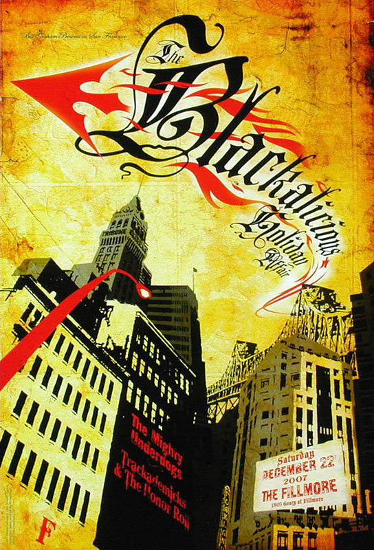 Blackalicious 2007 Fillmore F909 Poster