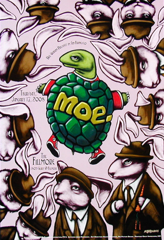 moe. 2008 Fillmore F913 Poster