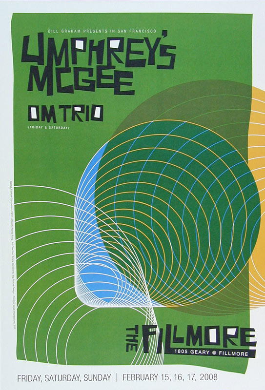 Umphrey's McGee 2008 Fillmore F917 Poster