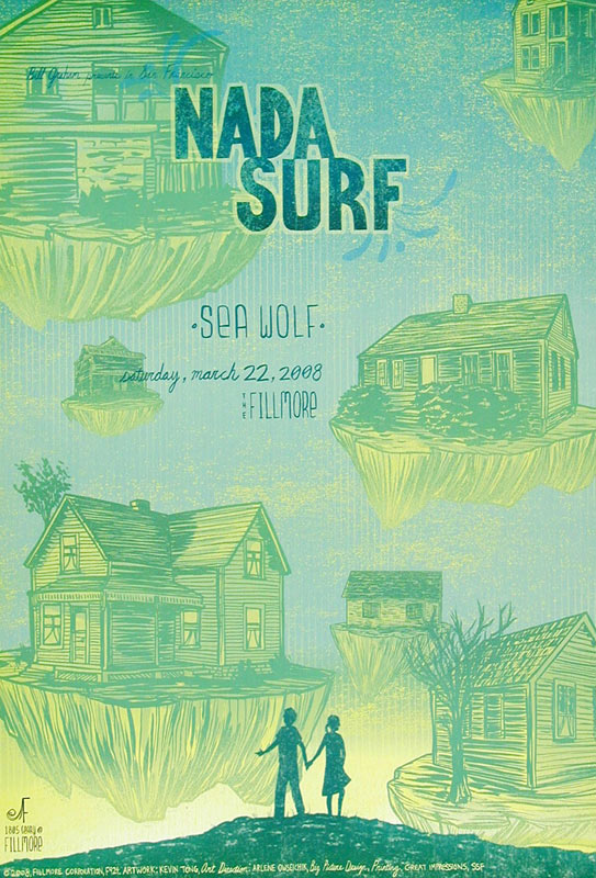Nada Surf 2008 Fillmore F924 Poster
