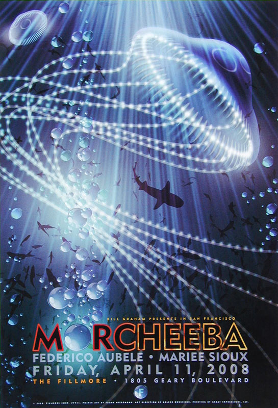 Morcheeba 2008 Fillmore F934 Poster