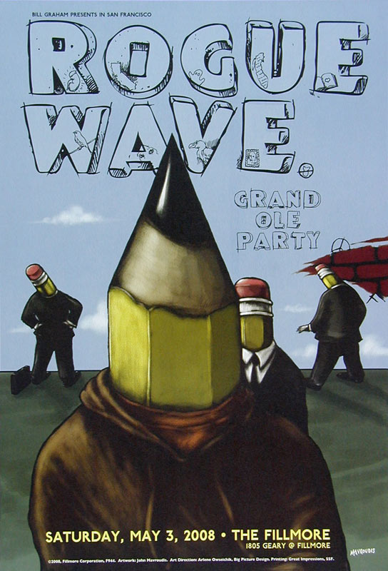 Rogue Wave 2008 Fillmore F944 Poster