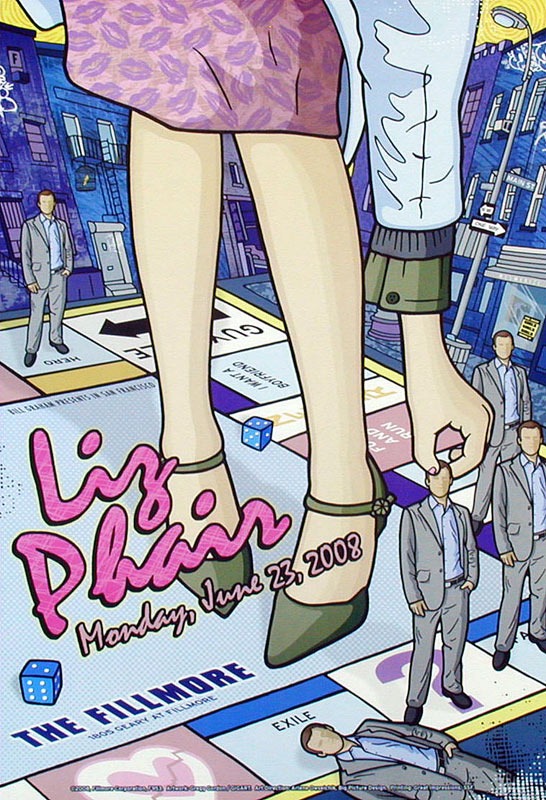 Liz Phair 2008 Fillmore F953 Poster