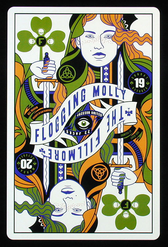 Flogging Molly 2008 Fillmore F975 Poster