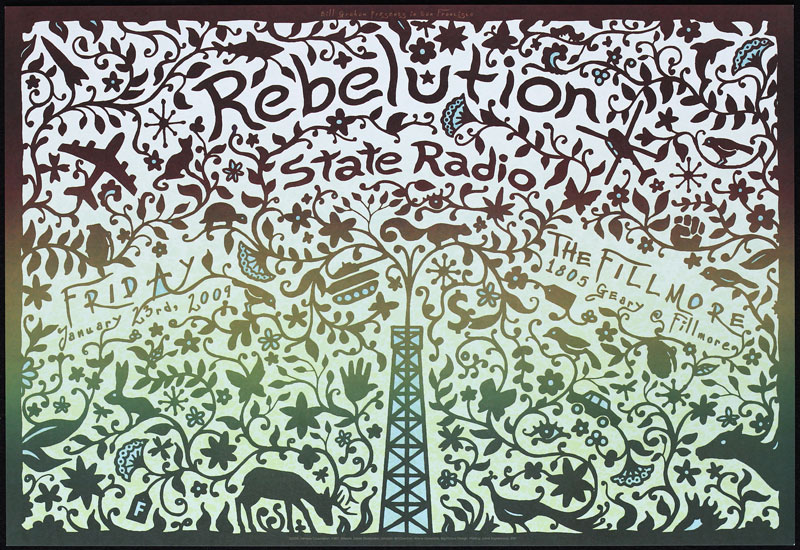 Rebelution 2009 Fillmore F987 Poster