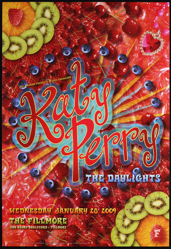 Katy Perry 2009 Fillmore F988 Poster