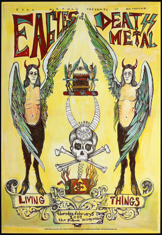 Eagles Of Death Metal 2009 Fillmore F990 Poster