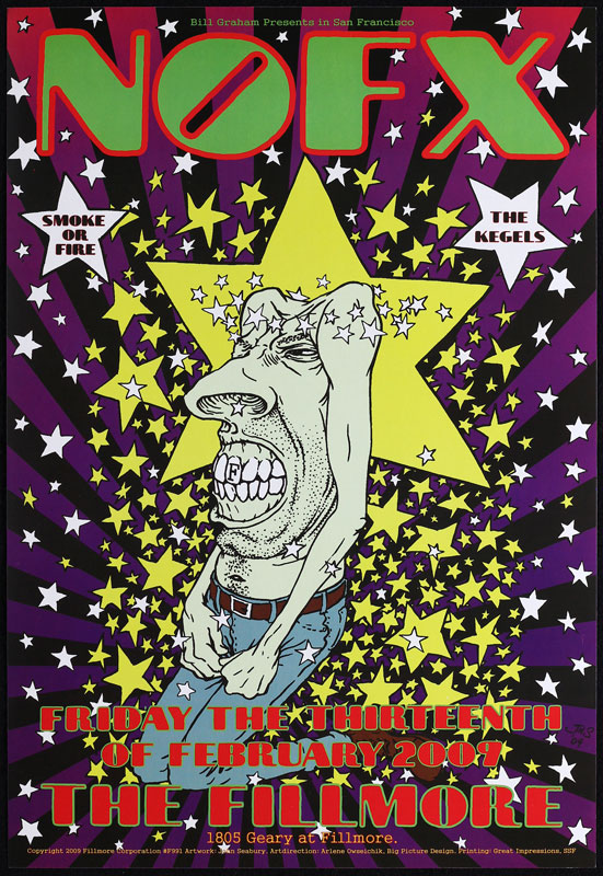 NOFX 2009 Fillmore F991 Poster