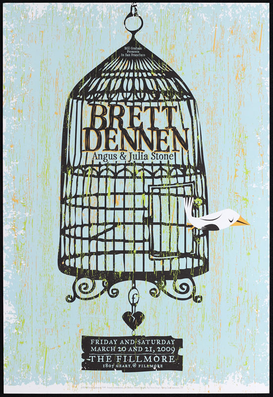 Brett Dennen 2009 Fillmore F999 Poster