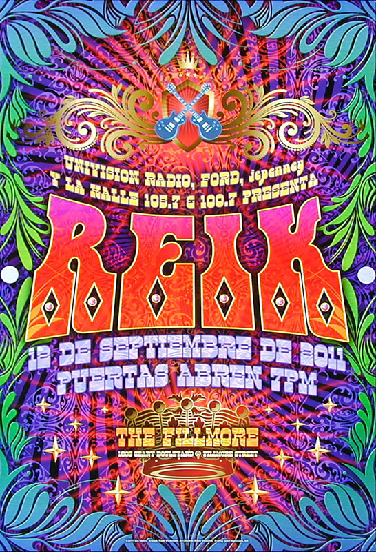 Reik 2011 Fillmore F_Reik Poster