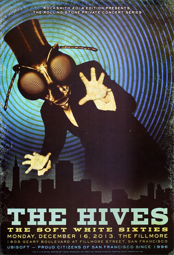 The Hives 2013 Fillmore LN_13_12_16 Poster