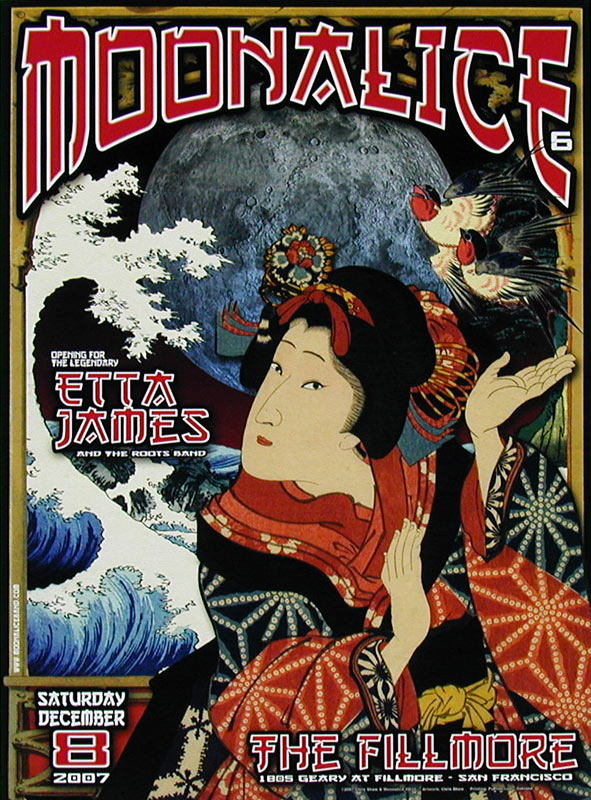 Etta James 2007 Fillmore MoonAlice Poster
