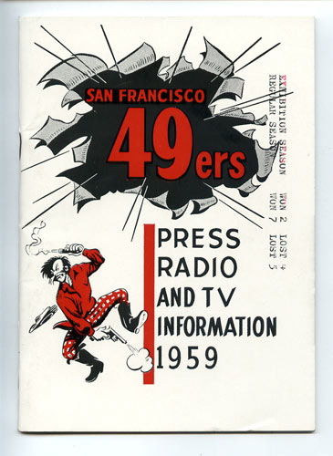 1959 San Francisco 49ers Media Guide