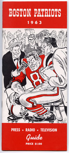 1963 Boston Patriots Media Guide