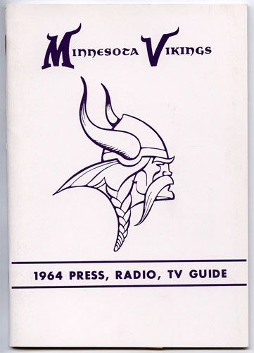 1964 Minnesota Vikings Media Guide