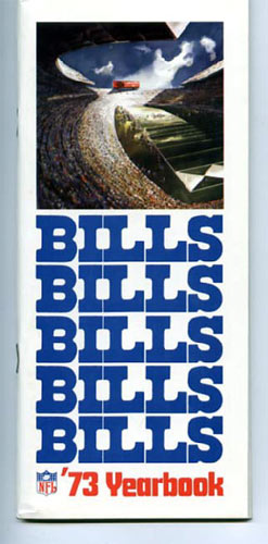 1973 Buffalo Bills Media Guide