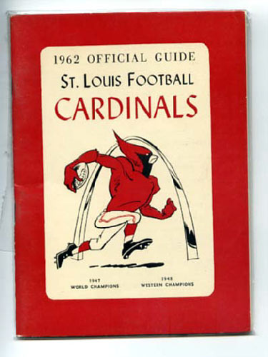 1962 St. Louis Cardinals Media Guide