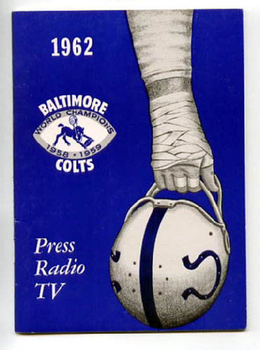 1962 Baltimore Colts Media Guide