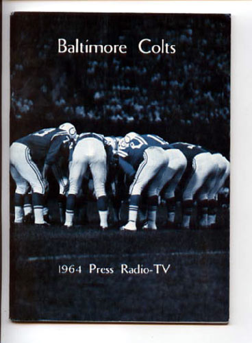 1964 Baltimore Colts Media Guide